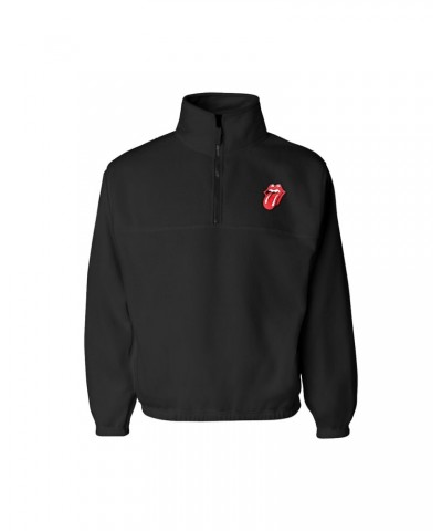 The Rolling Stones Tongue Quarter Fleece Zip Jacket $50.00 Outerwear