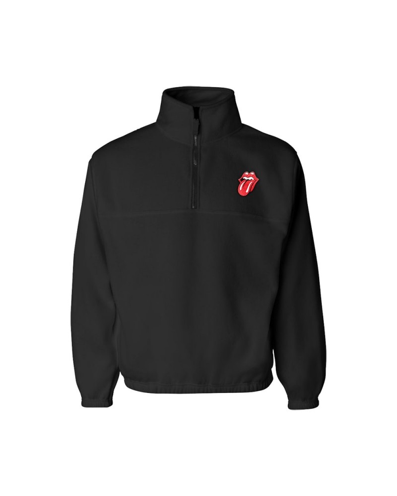 The Rolling Stones Tongue Quarter Fleece Zip Jacket $50.00 Outerwear