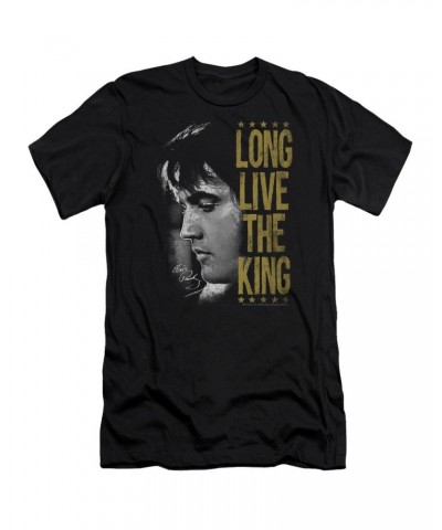 Elvis Presley Slim-Fit Shirt | LONG LIVE THE KING Slim-Fit Tee $6.66 Shirts