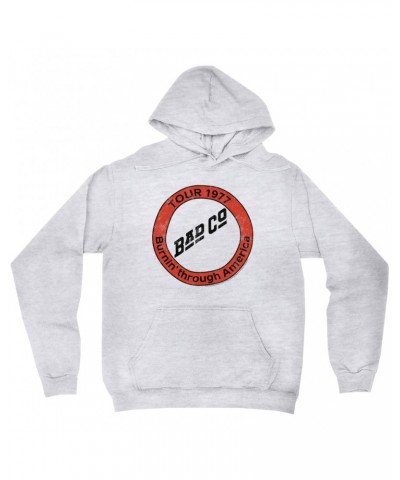 Bad Company Hoodie | Burnin Sky Tour 1977 Distressed Hoodie $16.38 Sweatshirts