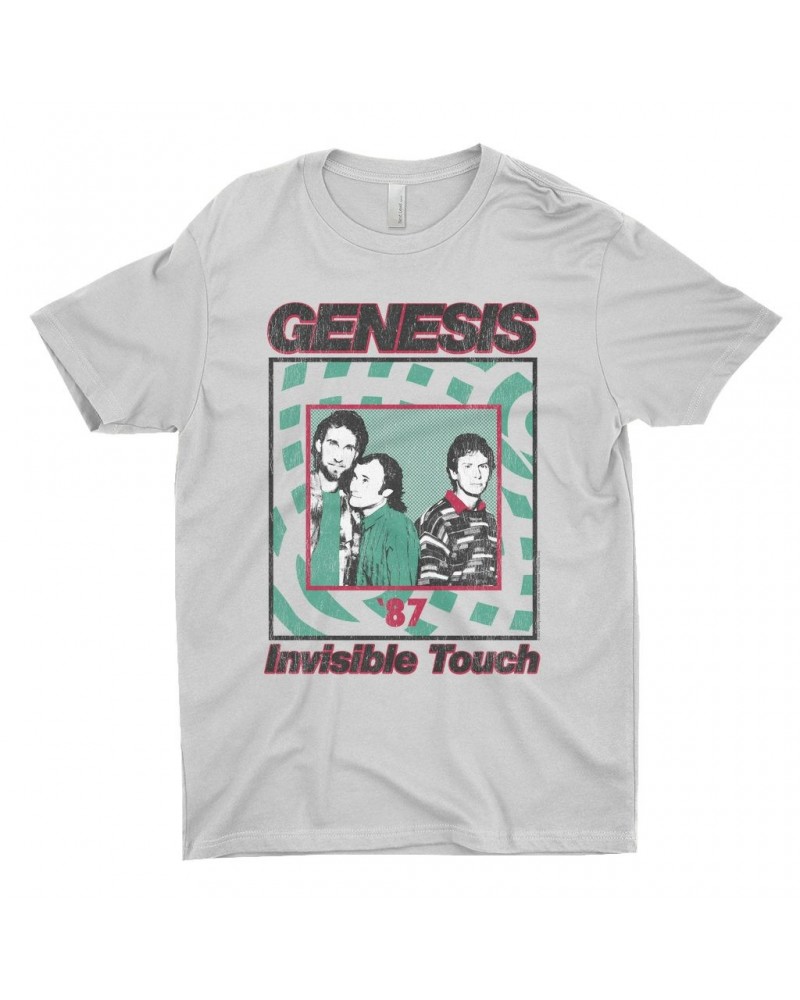 Genesis T-Shirt | 1987 Invisible Touch Promo Design Shirt $9.48 Shirts