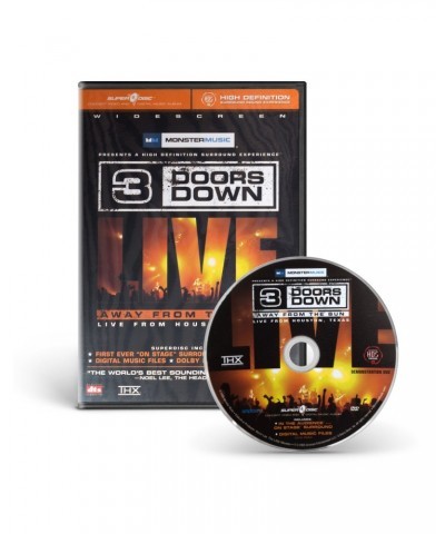 3 Doors Down Away from the sun live from Houston Texas DVD $7.40 Videos