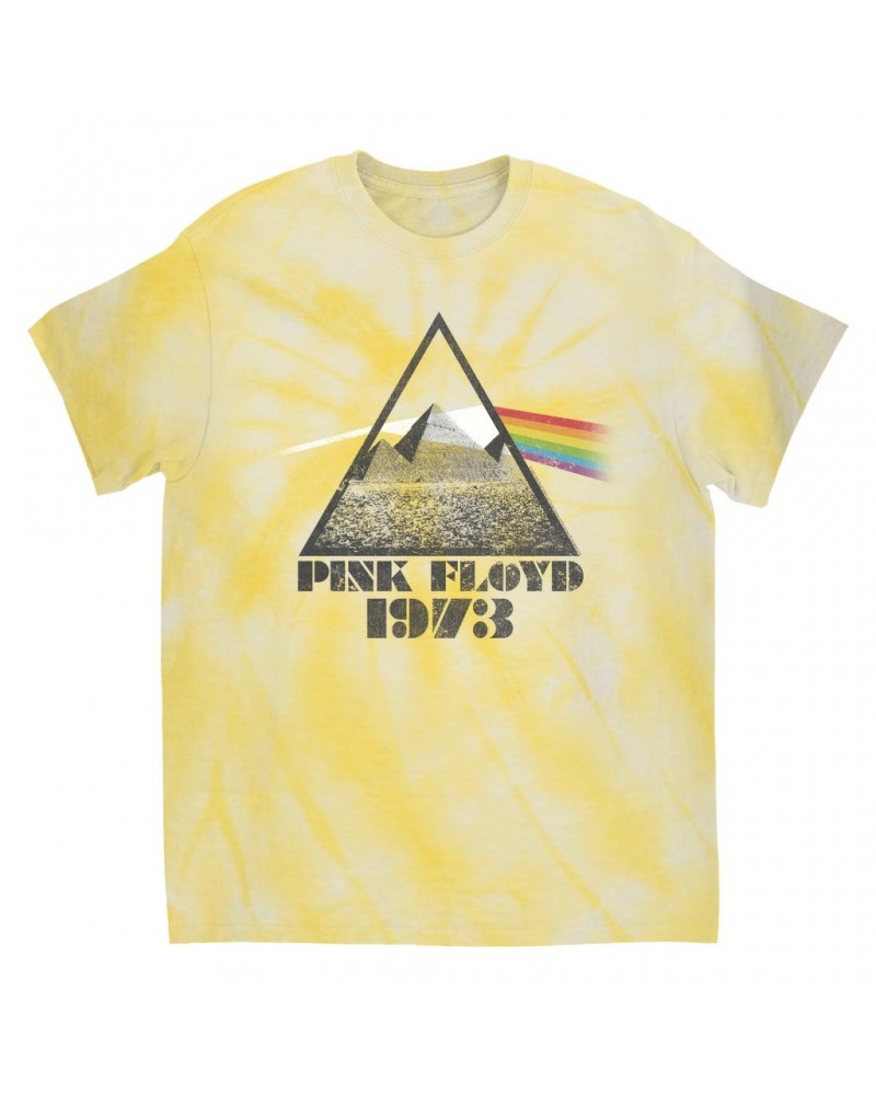 Pink Floyd T-Shirt | 1973 Dark Side Pyramid Tie Dye Shirt $8.35 Shirts