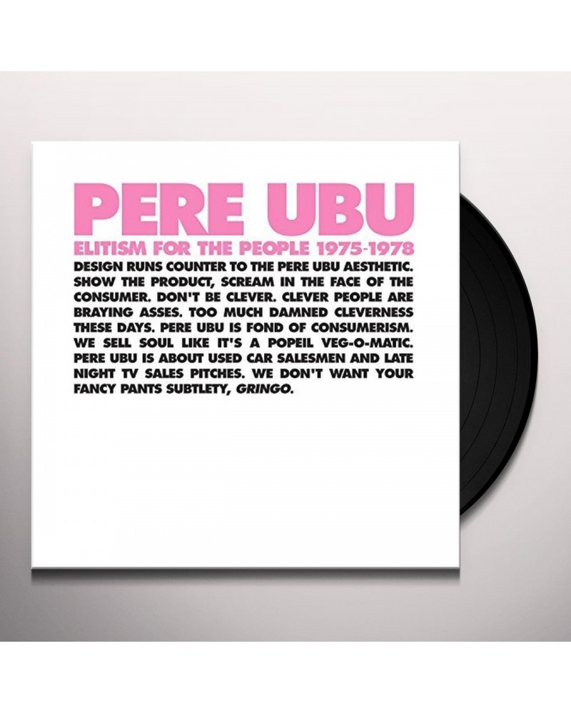 Pere Ubu Elitism For The People 1975 1978 (Box Se Vinyl Record $44.20 Vinyl