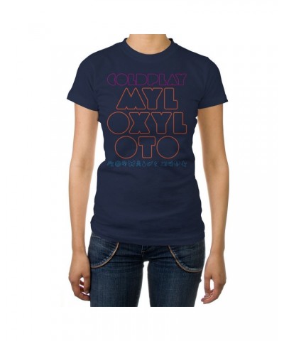 Coldplay 2011 European Tour Mylo Xyloto Women's Tee $21.45 Shirts