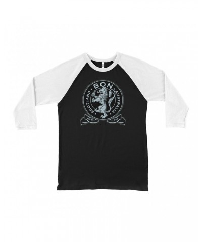 Bon Scott 3/4 Sleeve Baseball Tee | Bon Scotland Australia Est 1946 Shirt $14.08 Shirts