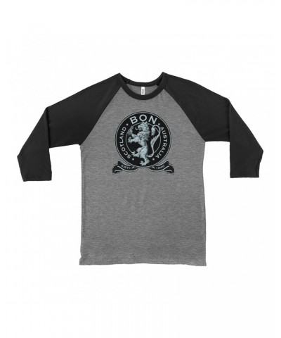 Bon Scott 3/4 Sleeve Baseball Tee | Bon Scotland Australia Est 1946 Shirt $14.08 Shirts