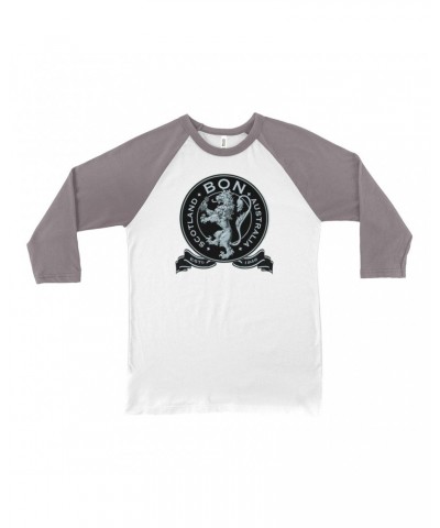 Bon Scott 3/4 Sleeve Baseball Tee | Bon Scotland Australia Est 1946 Shirt $14.08 Shirts