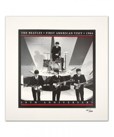 The Beatles First Visit Live Lithograph $14.82 Decor