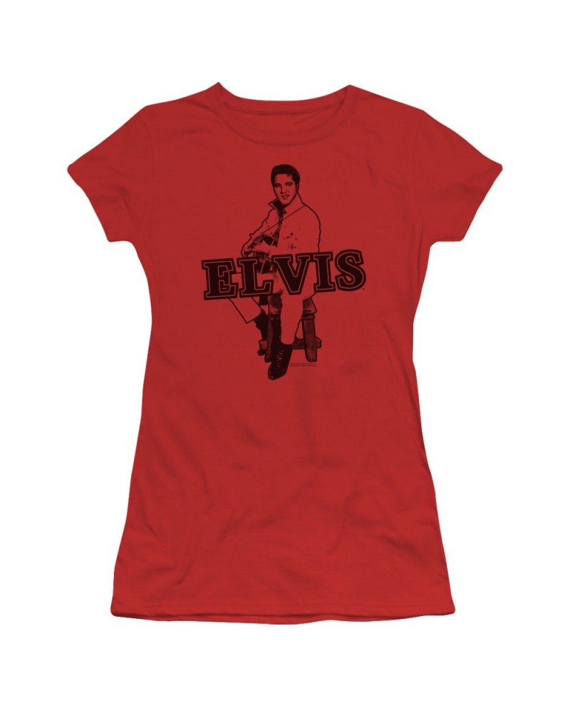 Elvis Presley Juniors Shirt | JAMMING Juniors T Shirt $8.64 Shirts