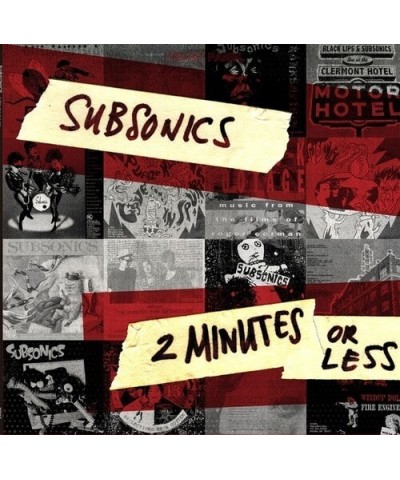 Subsonics 2 MINUTES OR LESS Vinyl Record $10.36 Vinyl