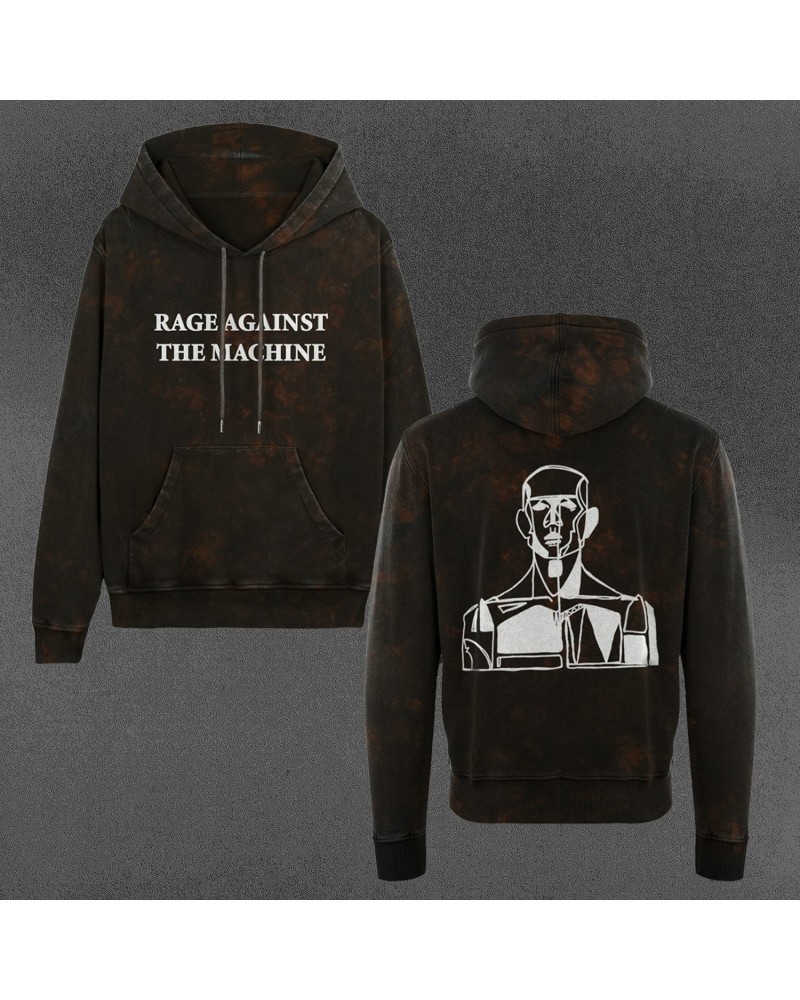 Rage Against The Machine Geometric Man Hoodie $20.40 Sweatshirts