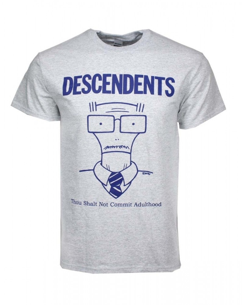 Descendents T Shirt | Descendents Thou Shalt Not Commit Adulthood T-Shirt $9.78 Shirts