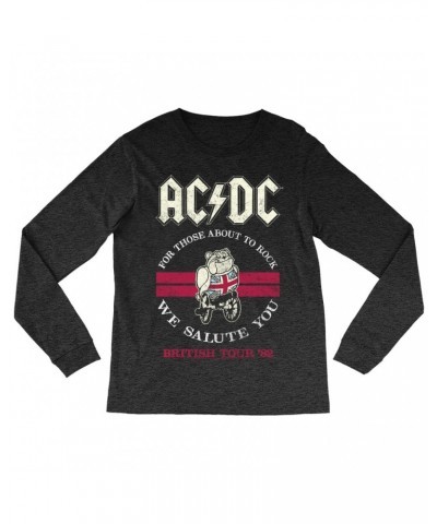 AC/DC Long Sleeve Shirt | British Tour '82 Shirt $14.38 Shirts