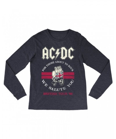 AC/DC Long Sleeve Shirt | British Tour '82 Shirt $14.38 Shirts