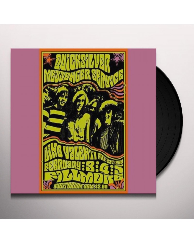 Quicksilver Messenger Service FILLMORE AUDITORIUM FEB 4TH 1967 WITH DINO Vinyl Record $23.94 Vinyl