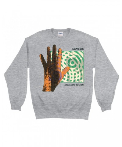 Genesis Sweatshirt | Invisible Touch Album Cover Sweatshirt $13.98 Sweatshirts