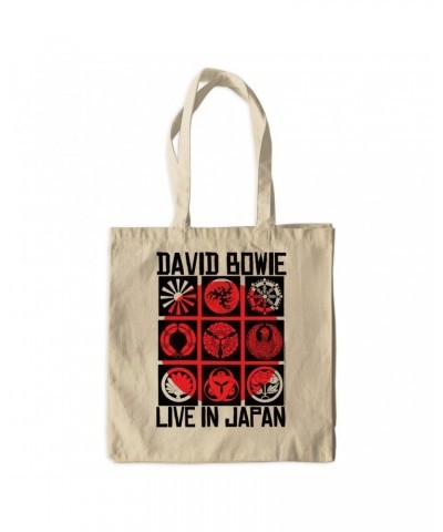 David Bowie Canvas Tote Bag | Live In Japan Concert Poster Bag $8.48 Bags