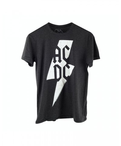 AC/DC White Lightning Bolt Grey Shirt $2.40 Shirts