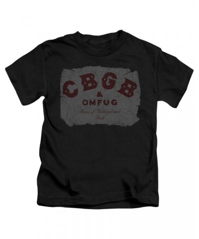 Cbgb Kids T Shirt | CRUMBLED LOGO Kids Tee $6.75 Kids