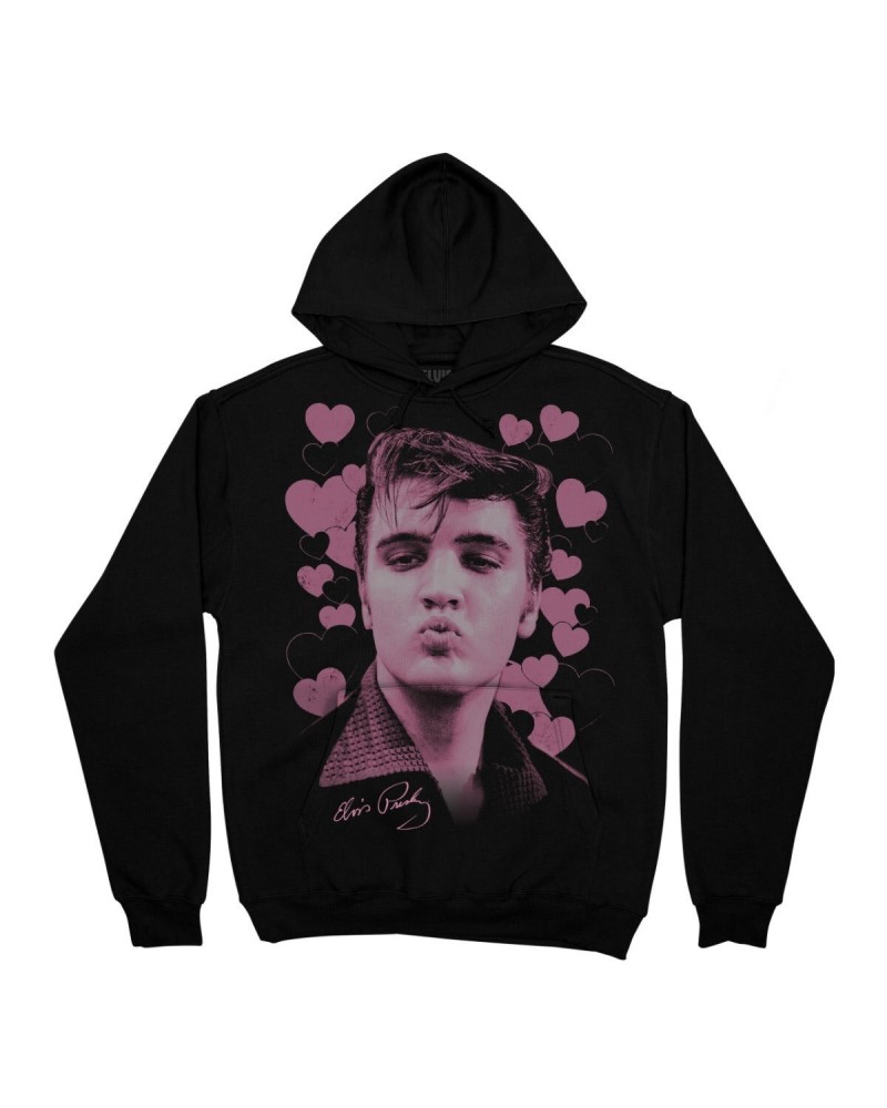 Elvis Presley Smooches Pullover Hoodie $17.00 Sweatshirts