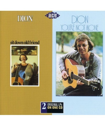 Dion YOU'RE NOT ALONE CD $6.75 CD