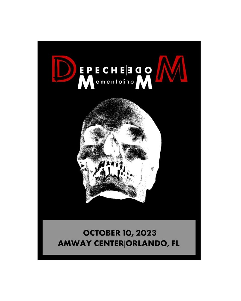 Depeche Mode Memento Mori Tour 2023 Orlando Screen Print Poster Limited Edition $17.50 Decor