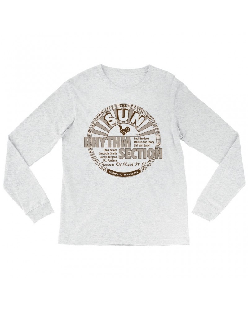 Sun Records Long Sleeve Shirt | Rhythm Selection Pioneers Of Rock N' Roll Shirt $9.88 Shirts