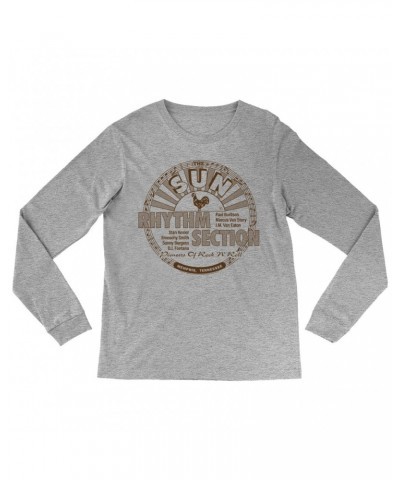 Sun Records Long Sleeve Shirt | Rhythm Selection Pioneers Of Rock N' Roll Shirt $9.88 Shirts