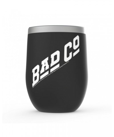 Bad Company Wine Tumbler | Classic Logo White Stemless Wine Tumbler $9.41 Drinkware