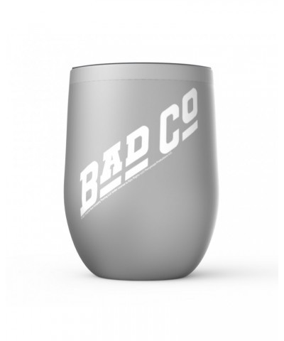 Bad Company Wine Tumbler | Classic Logo White Stemless Wine Tumbler $9.41 Drinkware